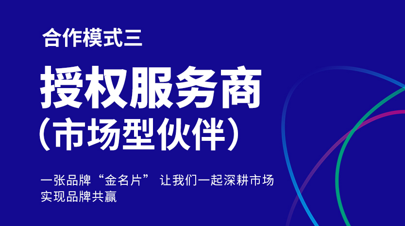公司合作模式之三 授权服务商（市场型伙伴）